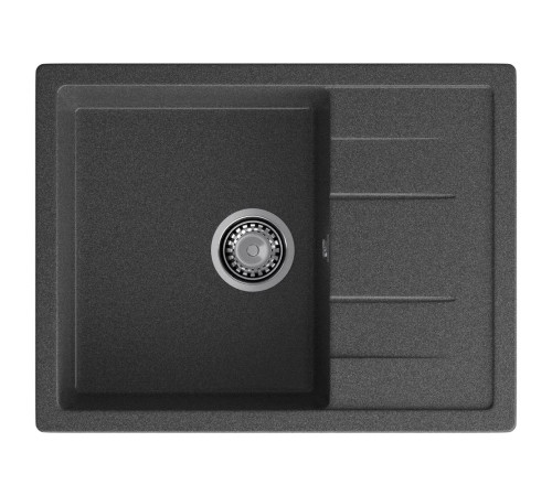 Кухонная мойка GranFest QUADRO 650L, графит