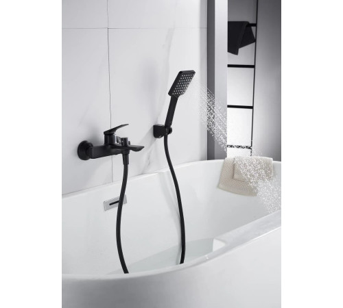 Смеситель для ванны Knotlor KN-71/BL, черный