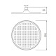 Верхний душ Splenka S451.50, хром