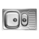 Кухонная мойка UKINOX Комфорт COP780.490 15GT8K 2L, 49*78