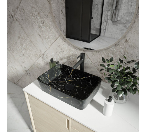 Раковина чаша Maretti UM13NS03-560MR, черный мрамор