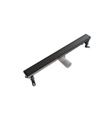 Душевой трап линейный Knotlor SDRW0600GM, вороненая сталь
