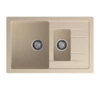 Кухонная мойка GranFest QUADRO 775KL, кашемир