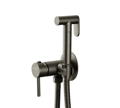 Гигиенический душ со смесителем FRAP F7505-9, графит