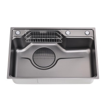Мойка для кухни Fmark FSC6845Q, графит