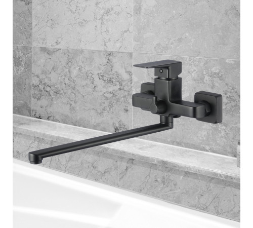 Смеситель для ванны WesnaArt NARCIS NAR06-320BL-25221, черный