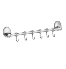 Планка с крючками для полотенец Haiba HB1615-6, хром