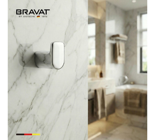 Крючок для ванной комнаты BRAVAT D71130CP-SW, хром