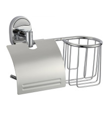 Держатель для туалетной бумаги и освежителя Savol S-L07051, хром