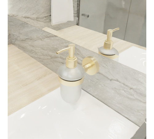 Дозатор жидкого мыла FIXSEN COMFORT    GOLD FX-87012, матовое золото