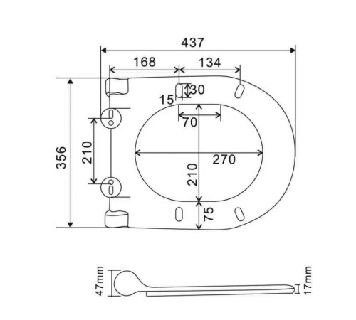 Унитаз подвесной Knotlor WC51WG, белый