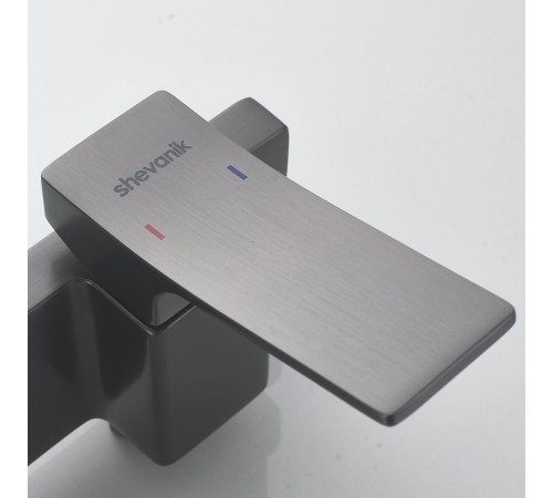 Гигиенический душ со смесителем Shevanik S6105T-1, оружейная сталь