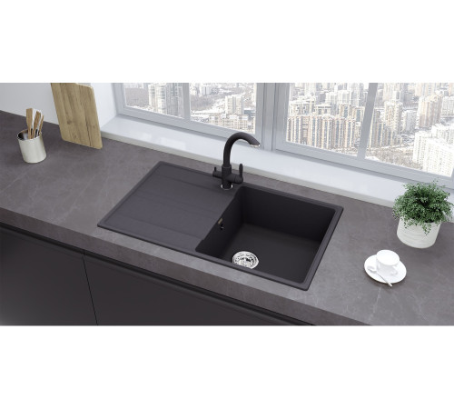 Кухонная мойка Ulgran Quartz Prima 850-08, космос