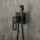 Гигиенический душ со смесителем GAPPO G7217-6, черный