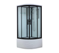 Душевая кабина Timo Standart Black T-6600B, 100x100x220