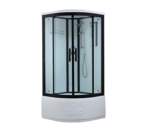 Душевая кабина Timo Standart Black T-6600B, 100x100x220