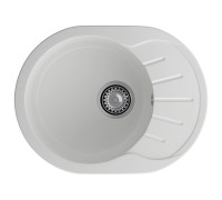 Кухонная мойка GranFest RONDO 580L, иней