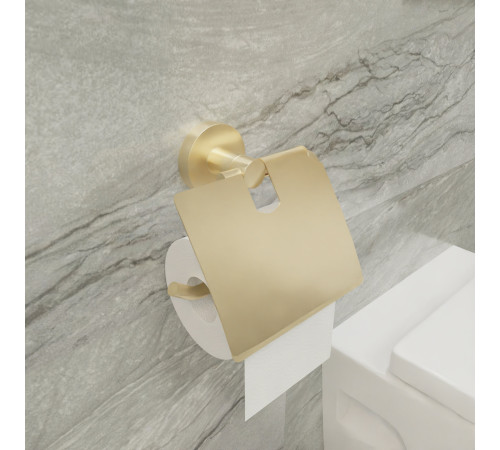 Держатель для туалетной бумаги FIXSEN COMFORT    GOLD FX-87010, золото матовое