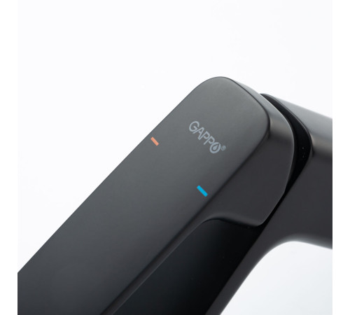 Смеситель для раковины Gappo G1028-6, черный