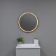Зеркало Silver Mirrors Делуна/Deluna D700 TX (алюм. профиль, цвет черный, бесконтактный сенсор)