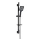 Душевой гарнитур ESKO SSS1303SQBlack/SSS1303SQB, черный