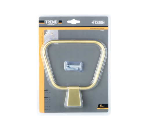 Кольцо для полотенец FIXSEN TREND GOLD FX-99011, матовое золото
