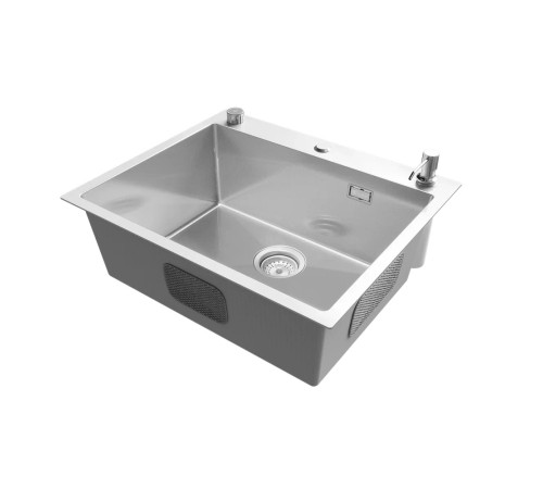 Кухонная мойка Ulgran Steel 600х500, брашированная сталь
