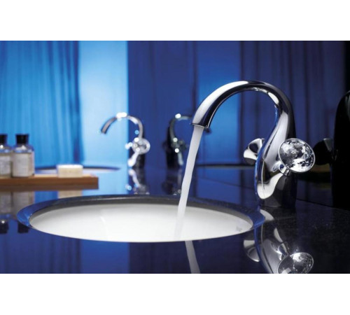 Смеситель для раковины Bravat Swan F14287C-ENG, хром