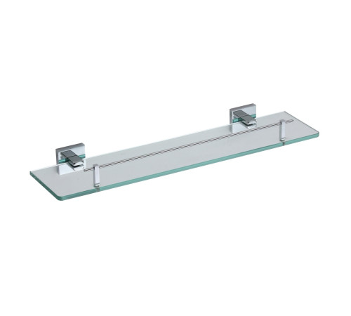 Полка стеклянная Savol S-06591A, хром