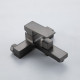 Смеситель для ванны FRAP F3291-29, оружейная сталь