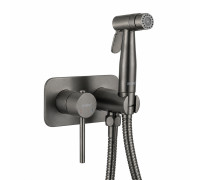 Гигиенический душ со смесителем GAPPO G7506-39, оружейная сталь