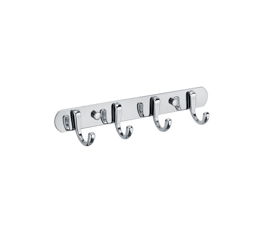 Планка с четырьмя крючками FIXSEN EQUIPMENT FX-1714, хром