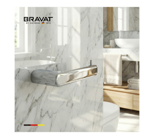 Держатель для туалетной бумаги BRAVAT D71133CP-SW, хром
