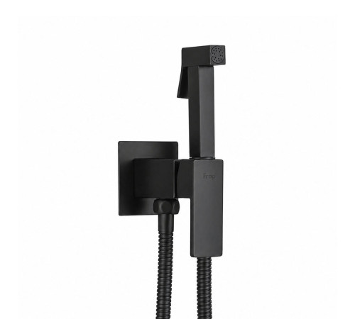 Гигиенический душ со смесителем FRAP F7506-6, черный