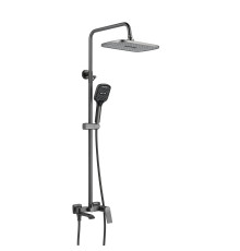 Душевая система Shevanik S4136T, оружейная сталь