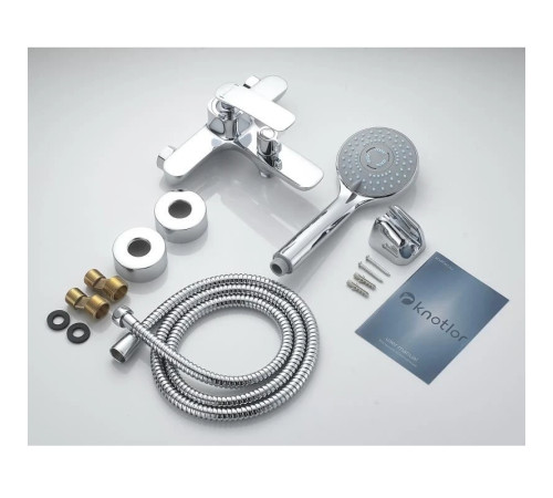 Смеситель для ванны Knotlor KN-42, хром