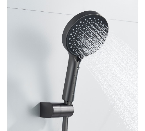 Смеситель для душа Shevanik S4716T, оружейная сталь
