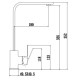 Смеситель для кухни Fmark FS8132H, черный