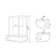 Душевая кабина Timo Standart T-1120R, 120x85x220