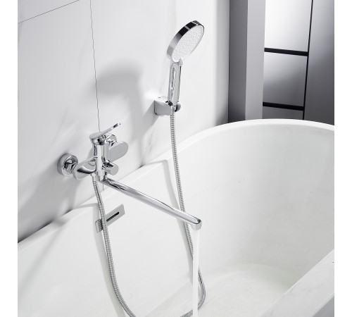 Смеситель для ванны Shevanik S4322, хром