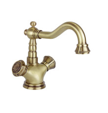 Смеситель для раковины Bronze de Luxe ROYAL 10218/1, бронза