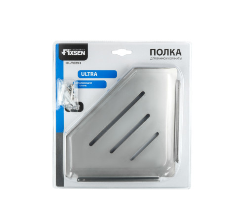 Полка металличеcкая угловая FIXSEN HI-TECH FX-841, хром