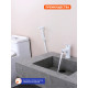 Смеситель для раковины с гигиеническим душем Prohanss P64.12.08, белый