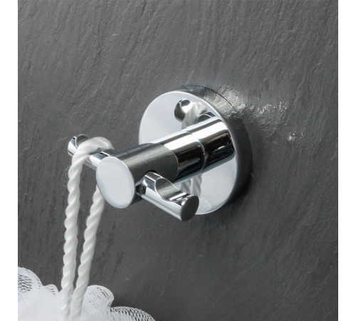 Двойной крючок для ванной FIXSEN HOTEL FX-31005C, хром