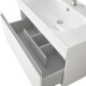Тумба с раковиной подвесная Dreja Grace 90 см, белый