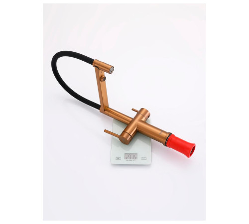 Смеситель для кухни с подключением фильтра Raglo R20.63.33, матовая медь