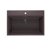 Кухонная мойка Ulgran Quartz Forte 760-06, трюфель