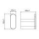 Крючок для ванной комнаты GAPPO G30905-18, белый/хром