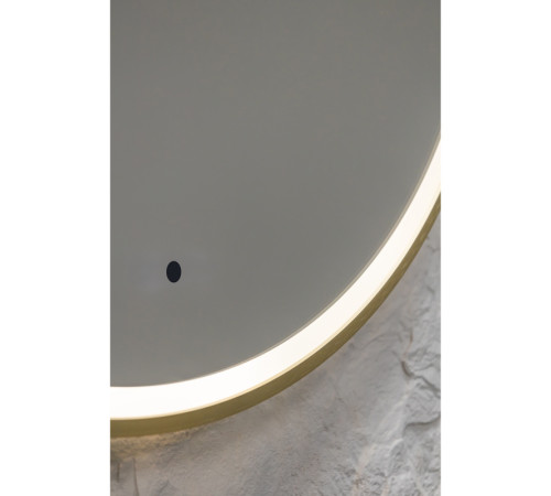 Зеркало Silver Mirrors Делуна/Deluna D800 TX (алюм. профиль, цвет золото, бесконтактный сенсор)