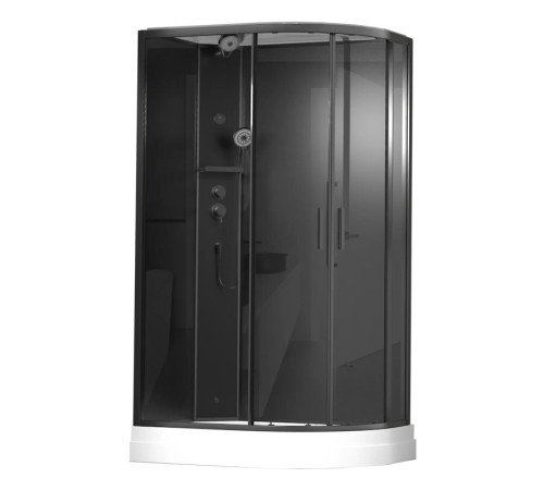 Душевая кабина Timo Premium ILMA Black ILMA902LB, 120x80x222